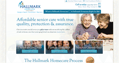 Desktop Screenshot of hallmarkhomecare.com